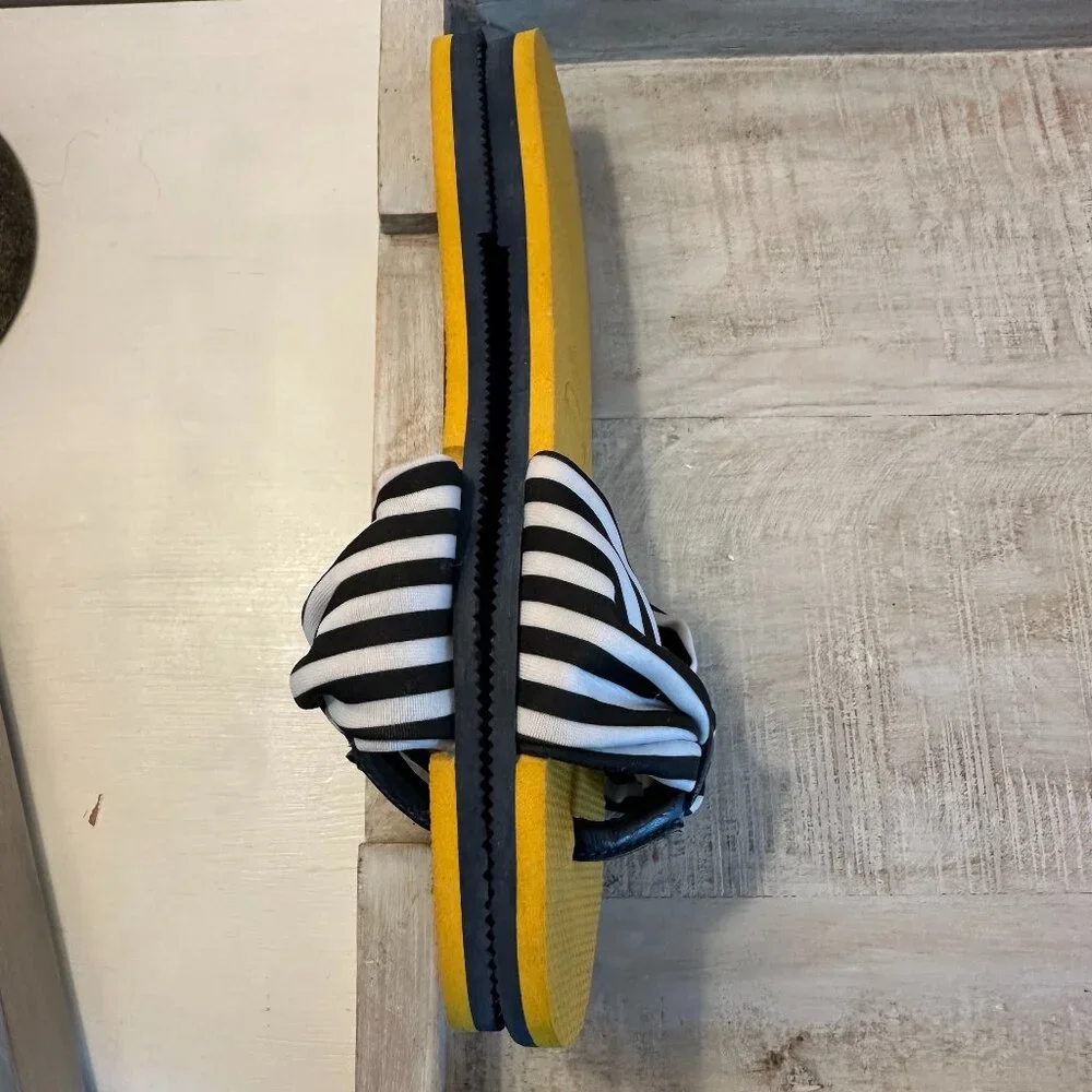 Haviannas You St. Tropez Navy White Yellow Sandal size 37-38 (US 7.5) - Picture 5 of 9